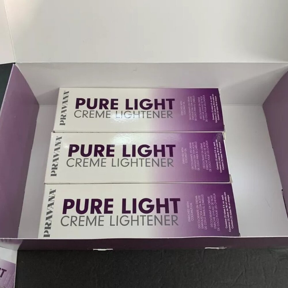 Pravana The Blonde Wand Flat Iron + 6 3oz Pure Light Cream Lighteners - Picture 3 of 3